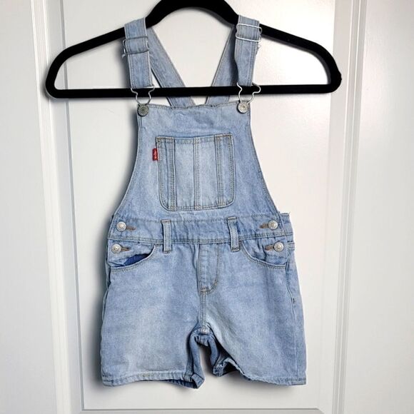 LEVI'S light wash denim Shortall - Picture 1 of 9